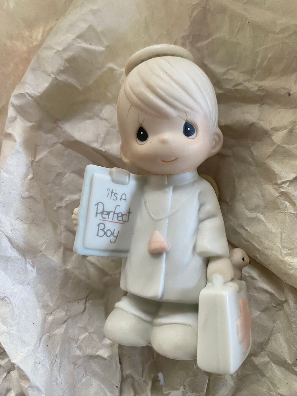 Precious Moments 525286 It's A Perfect Boy Mini-Nativity Addition Figurine